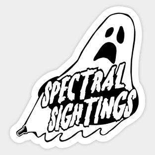 Spectral Sightings Sticker